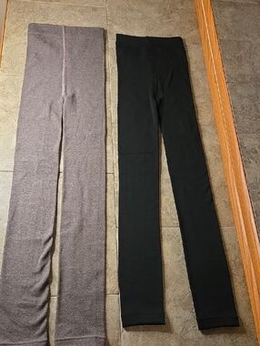 Timberland Women's Leggings in Black and Heather Brown